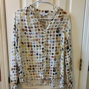 Brass Clothing Multicolor Dot Blouse
